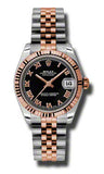 Rolex,Rolex - Datejust 31mm - Steel and Pink Gold - Fluted Bezel - Watch Brands Direct