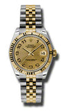 Rolex,Rolex - Datejust 31mm - Steel and Yellow Gold - Fluted Bezel - Watch Brands Direct