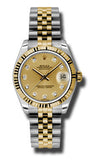 Rolex,Rolex - Datejust 31mm - Steel and Yellow Gold - Fluted Bezel - Watch Brands Direct