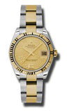 Rolex,Rolex - Datejust 31mm - Steel and Yellow Gold - Fluted Bezel - Watch Brands Direct