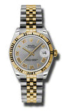 Rolex,Rolex - Datejust 31mm - Steel and Yellow Gold - Fluted Bezel - Watch Brands Direct