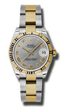 Rolex,Rolex - Datejust 31mm - Steel and Yellow Gold - Fluted Bezel - Watch Brands Direct