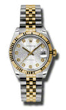 Rolex,Rolex - Datejust 31mm - Steel and Yellow Gold - Fluted Bezel - Watch Brands Direct