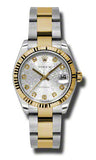 Rolex,Rolex - Datejust 31mm - Steel and Yellow Gold - Fluted Bezel - Watch Brands Direct