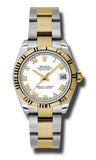 Rolex,Rolex - Datejust 31mm - Steel and Yellow Gold - Fluted Bezel - Watch Brands Direct