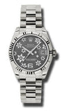 Rolex - Datejust 31mm - Gold President White Gold - Fluted Bezel - Watch Brands Direct
 - 17