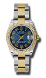 Rolex,Rolex - Datejust 31mm - Steel and Yellow Gold - 12 Diamond Bezel - Watch Brands Direct