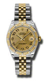 Rolex,Rolex - Datejust 31mm - Steel and Yellow Gold - 12 Diamond Bezel - Watch Brands Direct