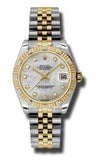 Rolex,Rolex - Datejust 31mm - Steel and Yellow Gold - 12 Diamond Bezel - Watch Brands Direct