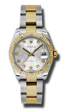 Rolex,Rolex - Datejust 31mm - Steel and Yellow Gold - 12 Diamond Bezel - Watch Brands Direct