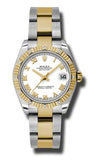 Rolex,Rolex - Datejust 31mm - Steel and Yellow Gold - 12 Diamond Bezel - Watch Brands Direct