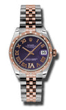 Rolex,Rolex - Datejust 31mm - Steel and Pink Gold - 24 Diamond Bezel - Watch Brands Direct