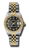 Rolex - Datejust 31mm - Steel and Yellow Gold - 24 Diamond Bezel - Watch Brands Direct
 - 1