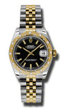 Rolex - Datejust 31mm - Steel and Yellow Gold - 24 Diamond Bezel - Watch Brands Direct
 - 3