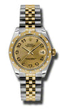 Rolex - Datejust 31mm - Steel and Yellow Gold - 24 Diamond Bezel - Watch Brands Direct
 - 6