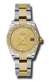 Rolex - Datejust 31mm - Steel and Yellow Gold - 24 Diamond Bezel - Watch Brands Direct
 - 20