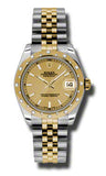 Rolex - Datejust 31mm - Steel and Yellow Gold - 24 Diamond Bezel - Watch Brands Direct
 - 8