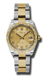 Rolex - Datejust 31mm - Steel and Yellow Gold - 24 Diamond Bezel - Watch Brands Direct
 - 22