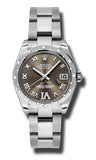 Rolex,Rolex - Datejust 31mm - Steel Diamond Bezel - Watch Brands Direct