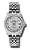 Rolex,Rolex - Datejust 31mm - Steel Diamond Bezel - Watch Brands Direct