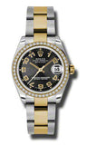 Rolex,Rolex - Datejust 31mm - Steel and Yellow Gold - 46 Diamond Bezel - Watch Brands Direct