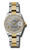 Rolex,Rolex - Datejust 31mm - Steel and Yellow Gold - 46 Diamond Bezel - Watch Brands Direct