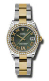 Rolex,Rolex - Datejust 31mm - Steel and Yellow Gold - 46 Diamond Bezel - Watch Brands Direct