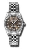 Rolex,Rolex - Datejust 31mm - Steel Diamond Bezel - Watch Brands Direct