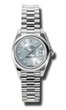 Rolex,Rolex - Datejust Lady 26 - Platinum President - Watch Brands Direct
