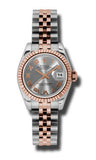 Rolex,Rolex - Datejust Lady 26 - Steel and Pink Gold - Fluted Bezel - Watch Brands Direct