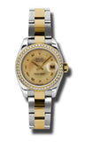 Rolex - Datejust Lady 26 - Steel and Yellow Gold - 46 Diamond Bezel - Watch Brands Direct
 - 10