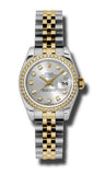 Rolex - Datejust Lady 26 - Steel and Yellow Gold - 46 Diamond Bezel - Watch Brands Direct
 - 5