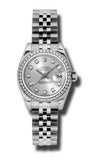 Rolex,Rolex - Datejust Lady - Steel 46 Diamond Bezel - Watch Brands Direct