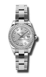 Rolex,Rolex - Datejust Lady - Steel 46 Diamond Bezel - Watch Brands Direct