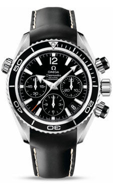 Omega,Omega - Seamaster Planet Ocean 600 M Co-Axial Chronograph 37.5 mm - Stainless Steel - Rubber Strap - Watch Brands Direct