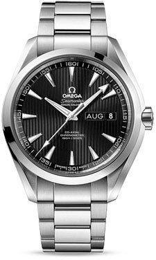 Omega,Omega - Seamaster Aqua Terra 150 M Co-Axial Annual Calendar 43 mm - Stainless Steel - Watch Brands Direct