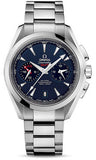 Omega,Omega - Seamaster Aqua Terra 150 M Co-Axial GMT Chronograph 43 mm - Stainless Steel - Watch Brands Direct