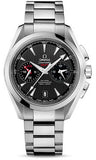 Omega,Omega - Seamaster Aqua Terra 150 M Co-Axial GMT Chronograph 43 mm - Stainless Steel - Watch Brands Direct