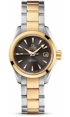 Omega,Omega - Seamaster Aqua Terra 150 M Co-Axial 30 mm - Steel And Yellow Gold - Watch Brands Direct