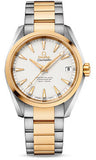 Omega,Omega - Seamaster Aqua Terra 150 M Master Co-Axial 38.5 mm - Stainless Steel And Yellow Gold - Watch Brands Direct