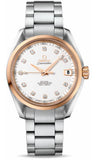 Omega,Omega - Seamaster Aqua Terra 150 M Co-Axial 38.5 mm - Steel And Red Gold - Watch Brands Direct