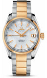 Omega,Omega - Seamaster Aqua Terra 150 M Co-Axial 38.5 mm - Steel And Yellow Gold - Watch Brands Direct