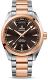 Omega,Omega - Seamaster Aqua Terra 150 M Co-Axial Day-Date 41.5 mm - Stainless Steel and Red Gold - Watch Brands Direct