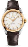 Omega,Omega - Seamaster Aqua Terra 150 M Master Co-Axial 38.5 mm - Stainless Steel And Yellow Gold - Watch Brands Direct