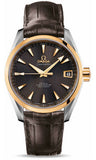 Omega,Omega - Seamaster Aqua Terra 150 M Co-Axial 38.5 mm - Steel And Yellow Gold - Watch Brands Direct