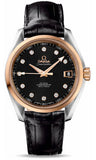 Omega,Omega - Seamaster Aqua Terra 150 M Co-Axial 38.5 mm - Steel And Red Gold - Watch Brands Direct