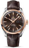 Omega,Omega - Seamaster Aqua Terra 150 M Co-Axial Annual Calendar 38.5 mm - Steel And Red Gold - Watch Brands Direct