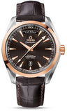 Omega,Omega - Seamaster Aqua Terra 150 M Co-Axial Day-Date 41.5 mm - Stainless Steel and Red Gold - Watch Brands Direct