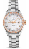 Omega,Omega - Seamaster Aqua Terra 150 M Co-Axial 34 mm - Steel And Red Gold - Watch Brands Direct