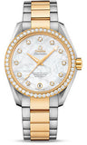 Omega,Omega - Seamaster Aqua Terra 150 M Master Co-Axial 38.5 mm - Stainless Steel And Yellow Gold - Watch Brands Direct